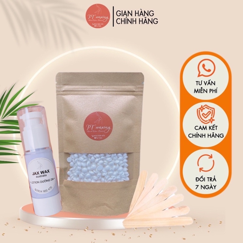 Sáp wax lông cao cấp, Lotion dưỡng sau wax chất lượng cao có tặng kèm que gỗ - CP13