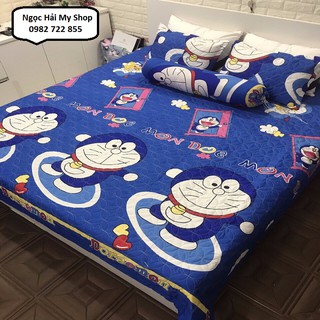 Xả kho cuối năm bộ drap giường cotton poly