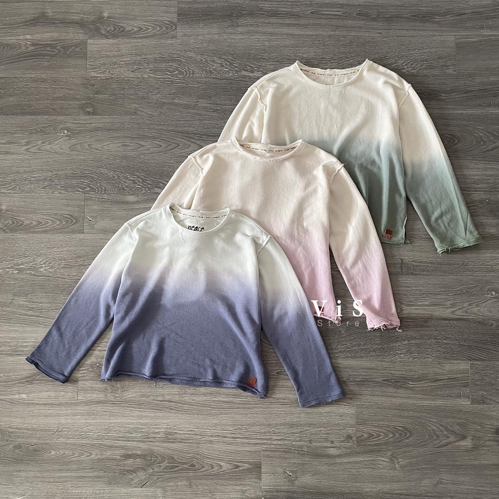 ÁO NỈ NỮ SWEATER TAY DÀI LOANG MÀU OVERSIZE