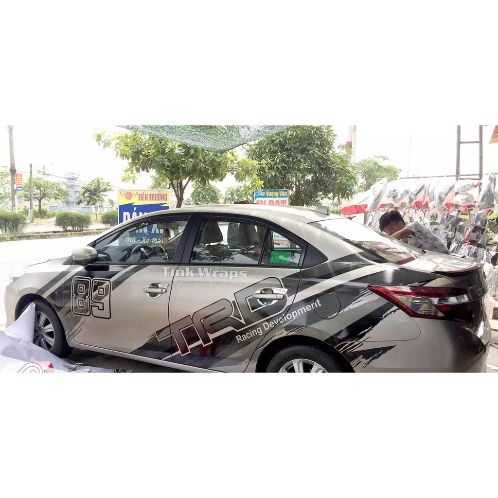 Decal xe Vios - Tem xe Vios TRD 89
