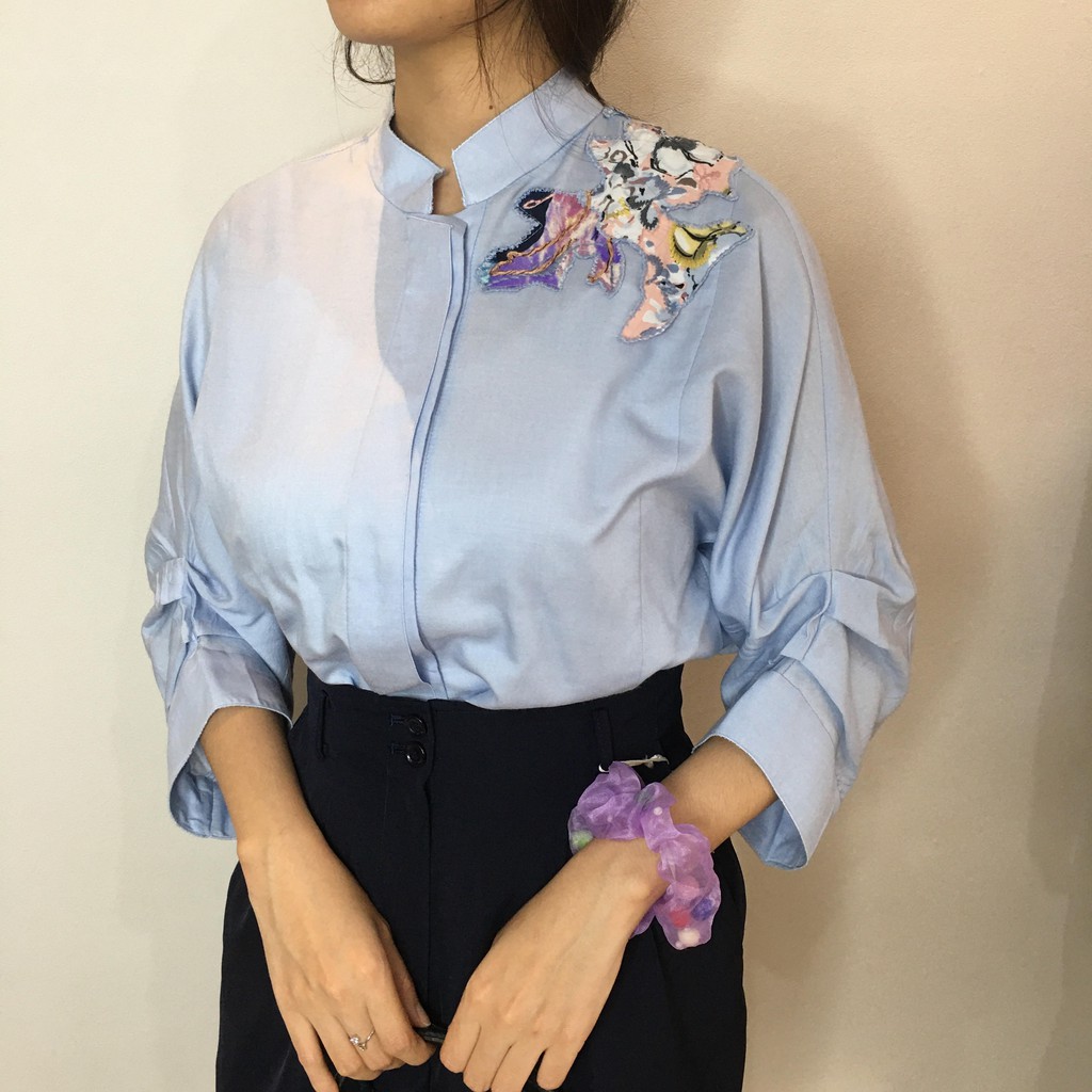 Áo sơ mi họa tiết AO100