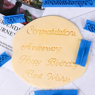 Set 6 Khuôn Trang Trí Bánh Kem Chữ Happy Birthday