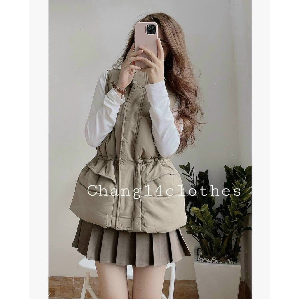 Áo khoác phao ghi lê