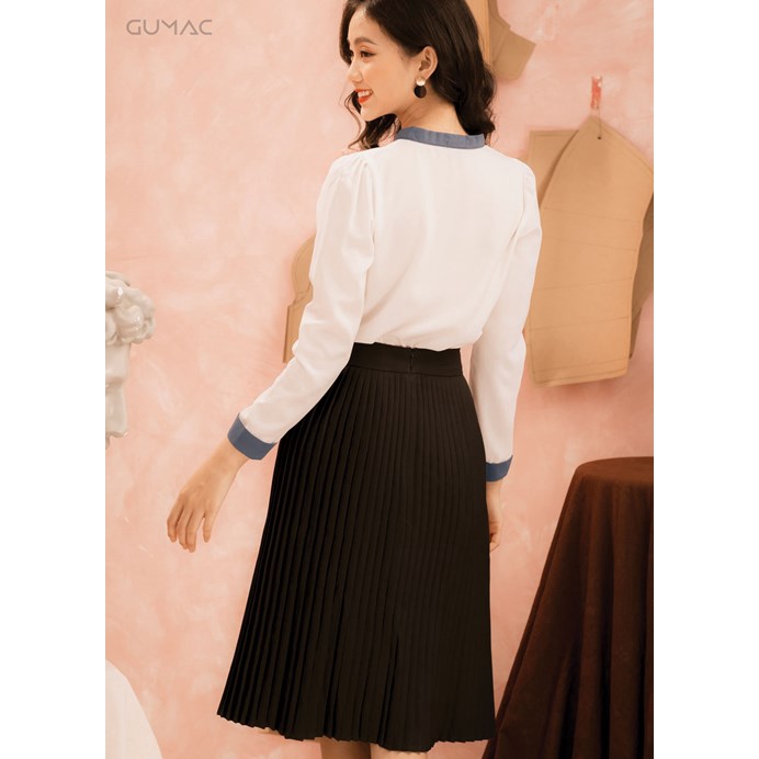 [Mã WA24SEA giảm 15% đơn 99K] Chân váy dập ly GUMAC CV22029 | BigBuy360 - bigbuy360.vn