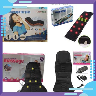 [GIÁ SỈ] NỆM MASSAGE TOÀN THÂN LAZYBAG 332, ROBOTIC CUSHION 2IN1 CHỐNG ĐAU LƯNG, NHỨC MỎI [SALE]