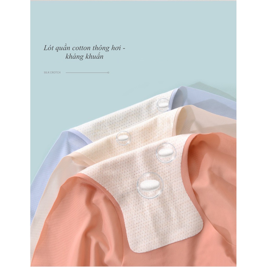QUẦN LÓT LỤA SỮA 3D KHÔNG ĐƯỜNG MAY VANVENE CẠP CAO CHỐNG LỌT KHE KHÔNG HẰN VIỀN MỚI Q555 | BigBuy360 - bigbuy360.vn
