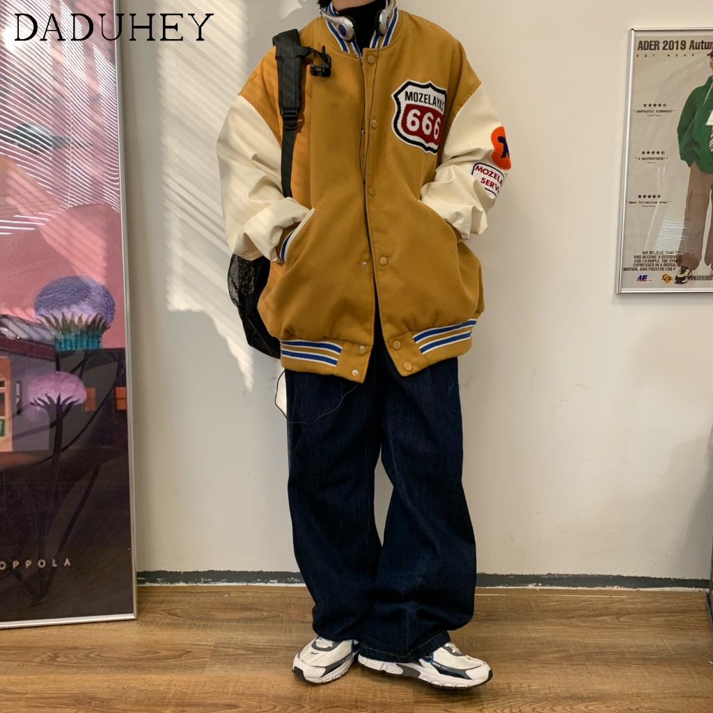 Áo Khoác Bóng Chày Dáng Rộng Thời Trang Cá Tính Cho Nữ