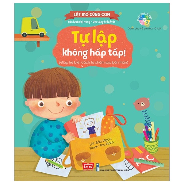 Sách - Lật mở cùng con - Tự lập không hấp tấp!