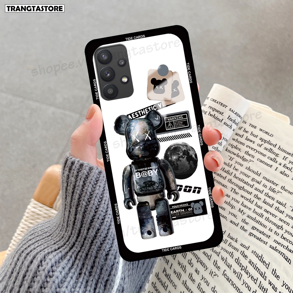 Ốp lưng Samsung A32 4G 5G - A52 - A52s -  A72 in hình gấu Bearbrick,Mountain,xanh,đen,đỏ giá rẻ