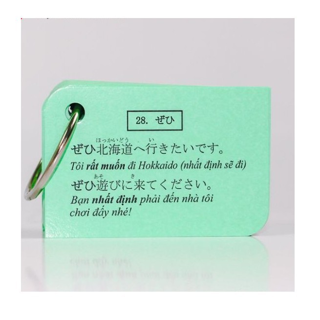 Combo Flashcard sơ cấp N5,4