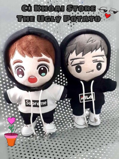 [15-20cm] Áo hoodie cho Doll - Outfit cho doll 20cm