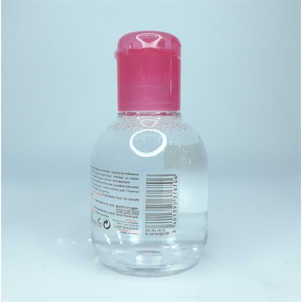 Nước tẩy trang dành cho da nhạy cảm hoặc da khô Biderma Sensibio H2O 100ml