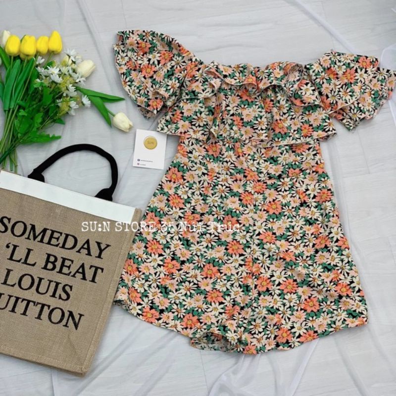 Jumsuit hoa nhí hottrend