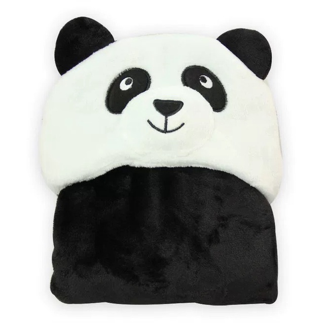 Khăn choàng tắm hình thú kèm mũ xinh xắn cho bé yêu