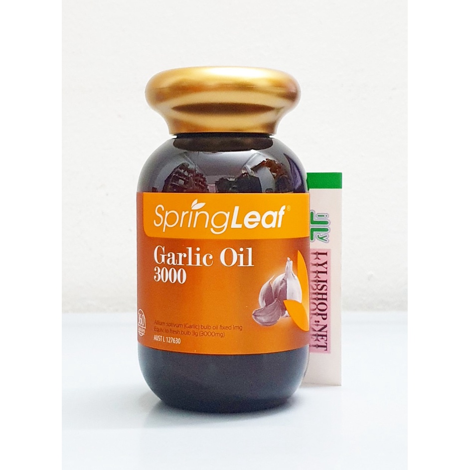 Tinh dầu tỏi Garlic Oil 3000mg của hãng Spring Leaf từ Úc chai 360 viên
