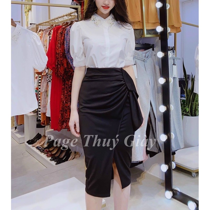 [Mã FASHIONWM19 hoàn 15% tối đa 30k xu đơn 150k] BÁN SỈ ÁO SƠ MI CỔ REN ĐÁ MÀU TRẮNG CHO NỮ | BigBuy360 - bigbuy360.vn