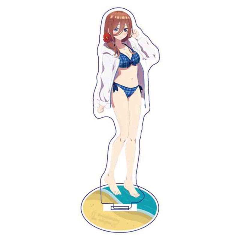 Tmdbyx Đồ trang trí nhân vật Nakano Ichika Nino Miku Yotsuba Itsuki bằng acrylic có giá đỡ để bàn trang trí