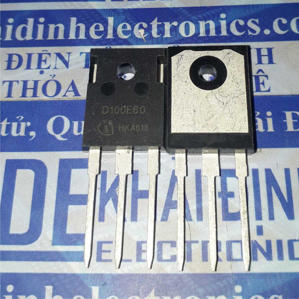 DIODE XUNG D100E60 IDW100E60 100A600V TO-3P trong máy hàn điện tử kde4144