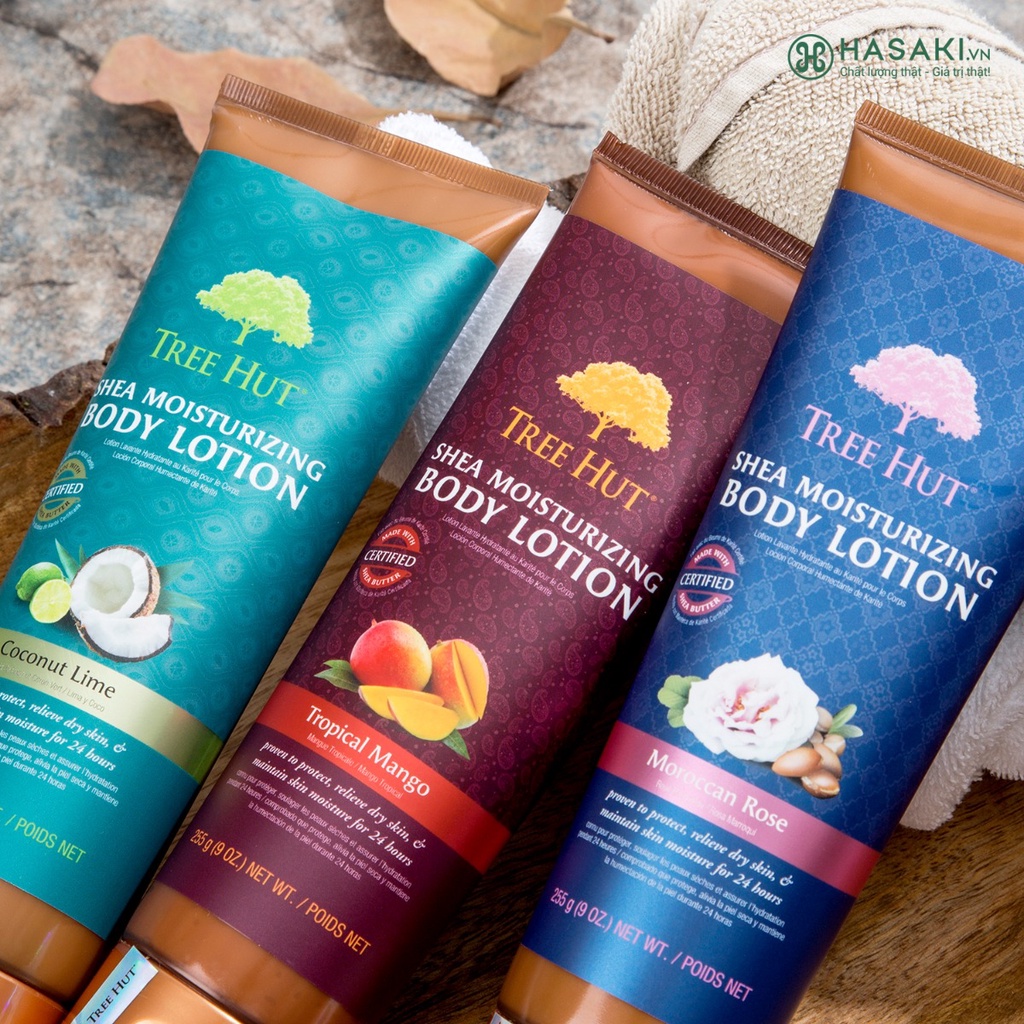 Kem Dưỡng Thể Body Lotion Tree Hut Mỹ 255g