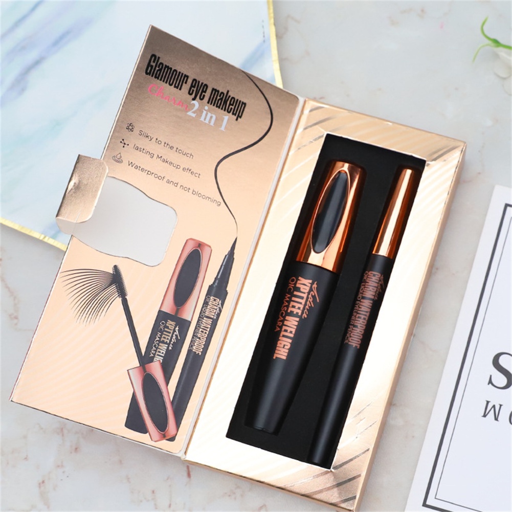 Set 2 mascara QIC chống thấm nước không nhòe chuốt dày và cong mi
 | BigBuy360 - bigbuy360.vn