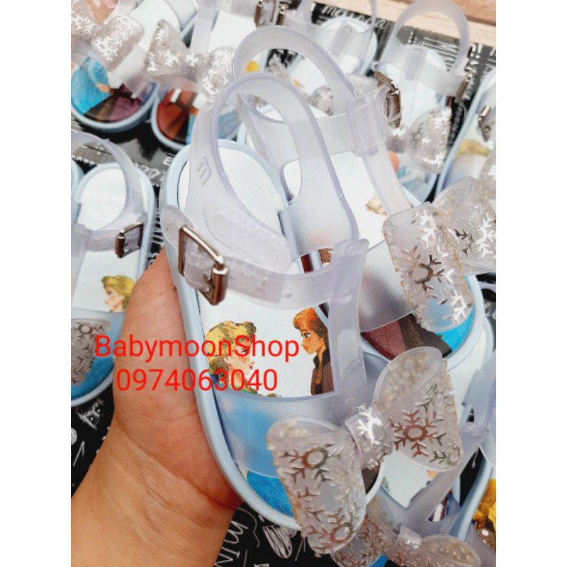 Sandal Bé Gái Elsa Xanh Melissa Dư