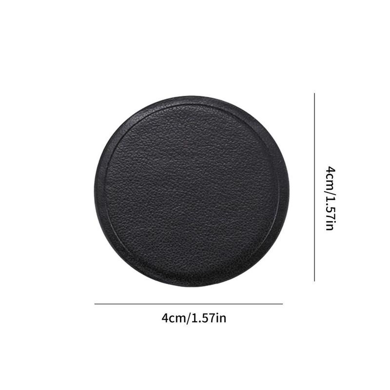 1Pc Mobile Phone Holder Leather Patch / Round Square PU Leather Metal Plate for Car Phone Holder