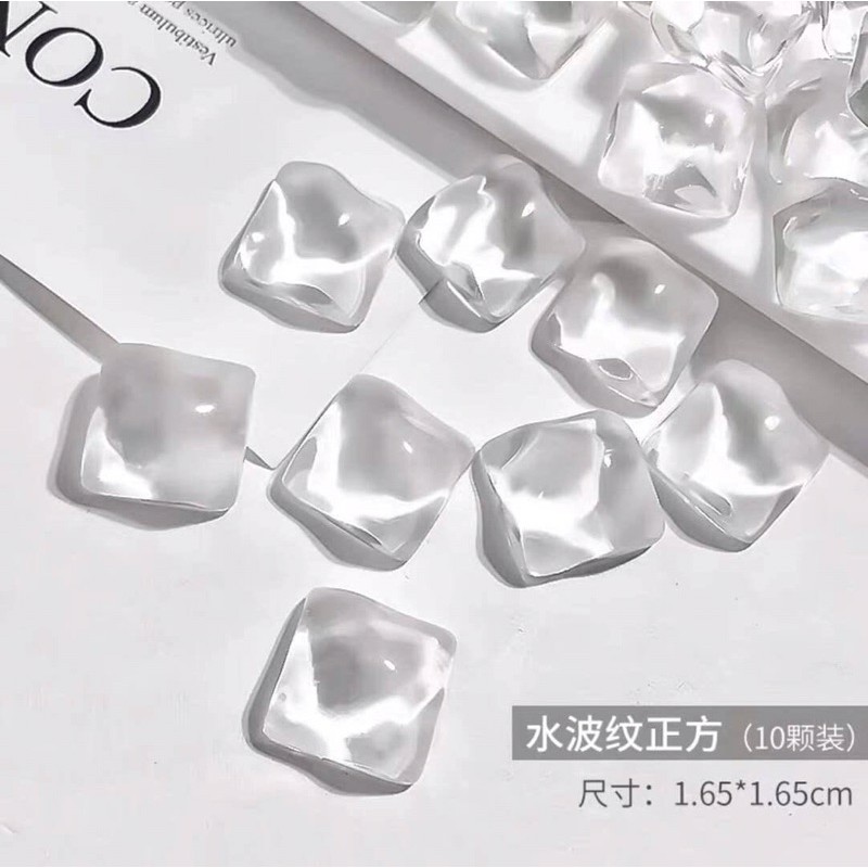 Viên thuỷ tinh đánh mẫu vân đá