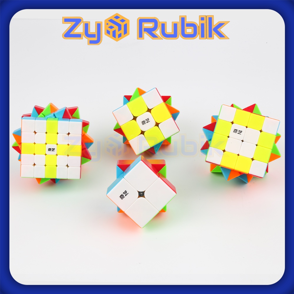 Combo Rubik - Qiyi Set 2 - Qiyi 2x2, Qiyi 3x3, Qiyi 4x4, Qiyi 5x5  - Zyo Rubik