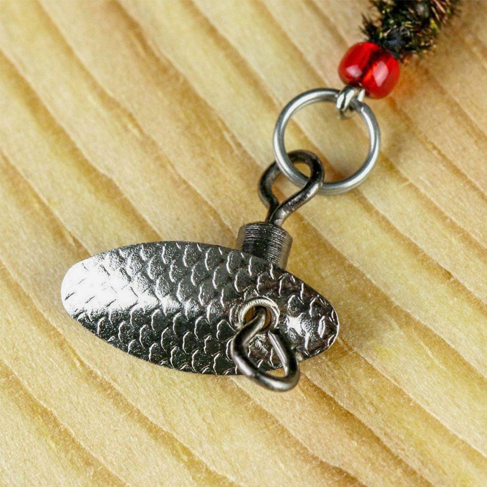 MUVAKO Set 8 Mồi Câu Cá Giả Hình Côn Trùng Thiết Kế Xoay Vòng Tiện Dụng