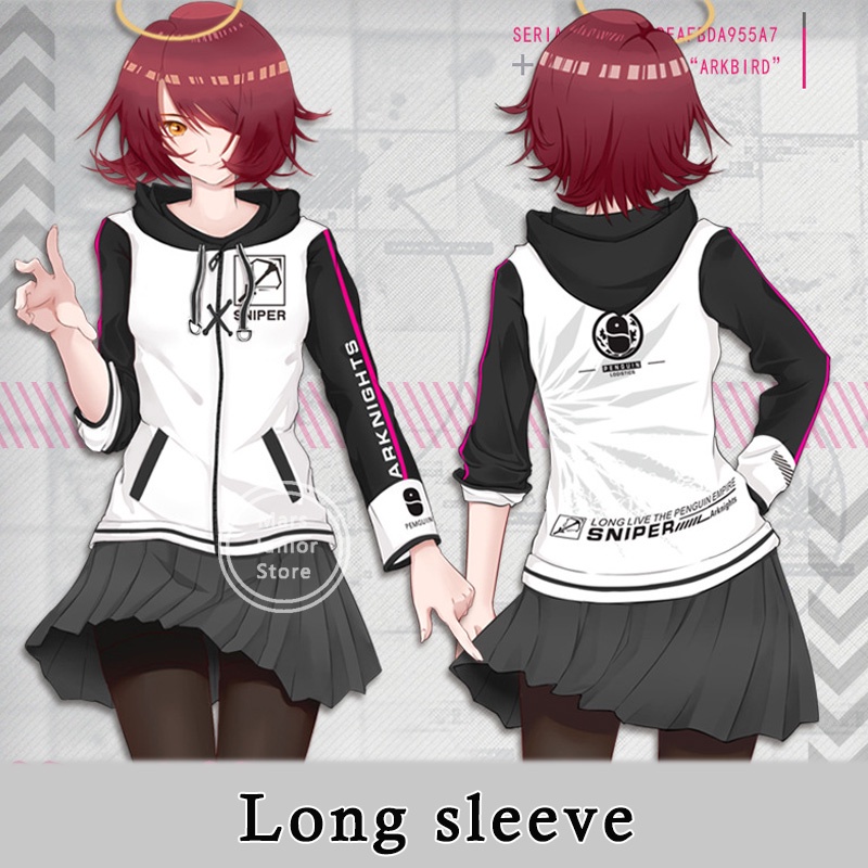 Áo Hoodie Tay Dài Cosplay Nhân Vật Game Arknights Exusai