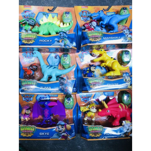 Đồ chơi Paw Patrol: set các chó cứu hộ Dino Rescue kèm khủng long