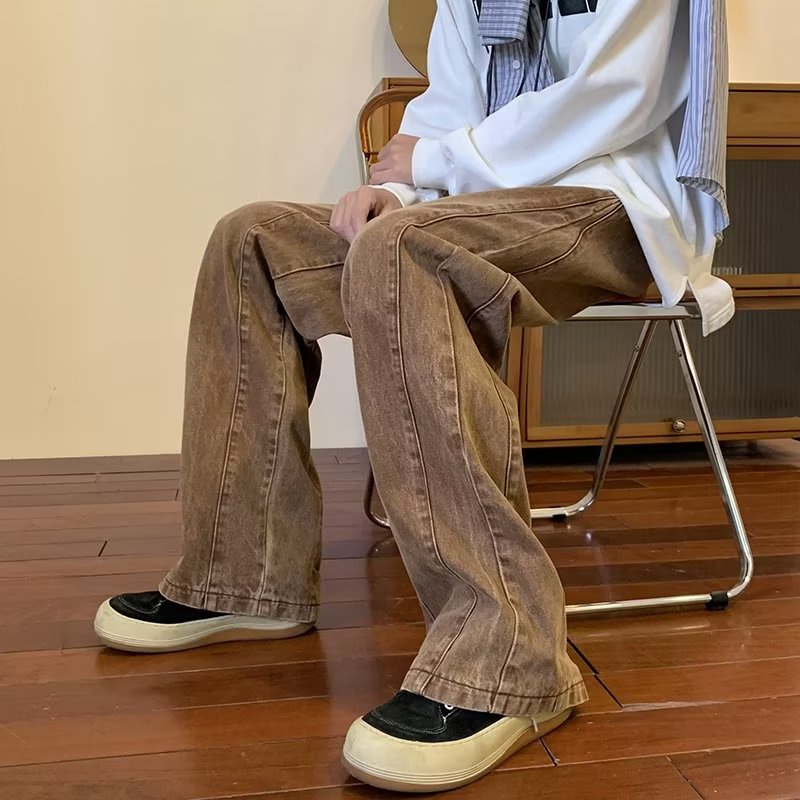 Quần Jeans Ống Rộng Phong Cách hiphop Cho Nam