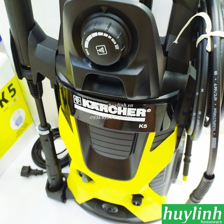 Máy rửa xe Karcher K5 EU - Tặng dung dịch karcher 1 lít - Made in Italy - 2100W - Chính Hãng