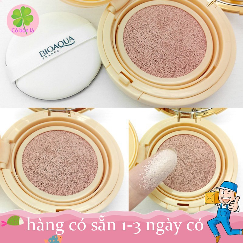 [Mua 2 giảm 4%] Phấn Nước Bioaqua BB Cream Air Cushion vỏ vàng sang chảnh 15g