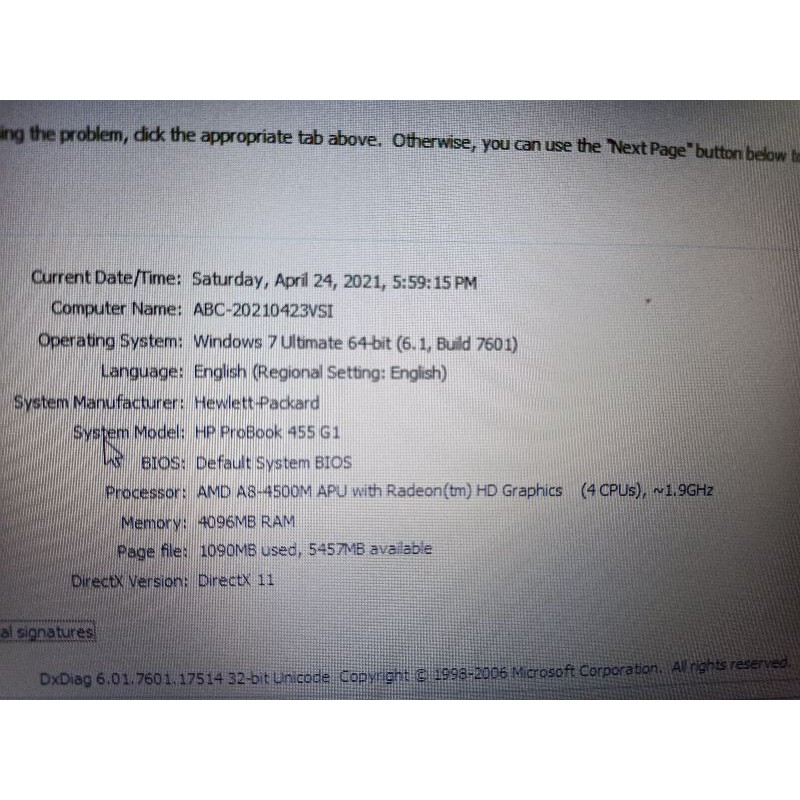 Laptop HP probook 455 G1 CPU chơi game và đồ hoạ, Card đồ hoạ Radeon HD graphics 7640,Ram 4GB SSD 128gb | BigBuy360 - bigbuy360.vn