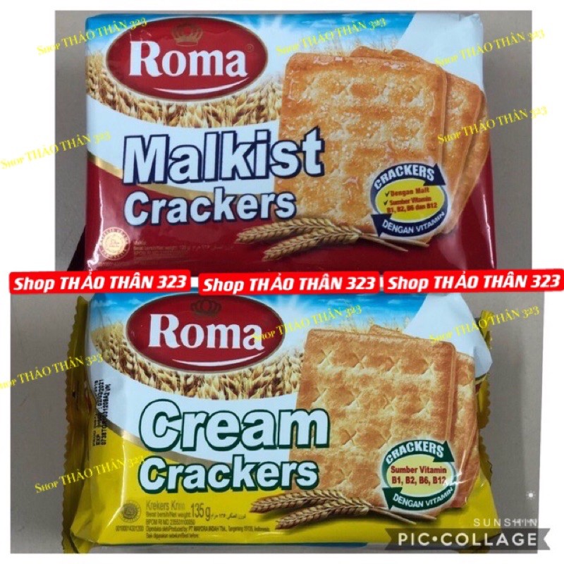 Date T12/2022-BÁNH QUY ROMA MALKIST CRACKERS 135g.