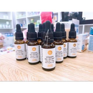 Vitamin D3 K2 Mk7 Sunday Natural 20ml Đức [Date 2023]