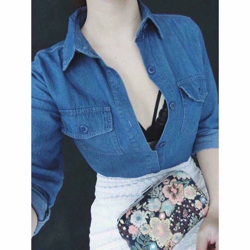 ÁO SƠ MI DEMIN DÀI TAY