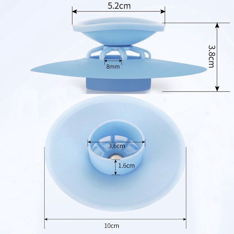 Nắp đậy bồn rửa bát Silicon thông minh, ngăn mùi, chặn rác tiện ích