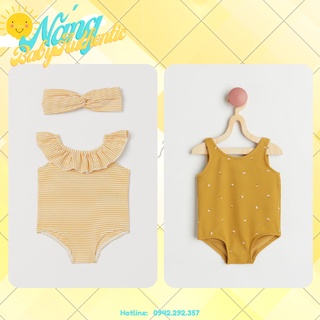 Đồ bơi bé gái kèm turban HM chính hãng siêu đẹp