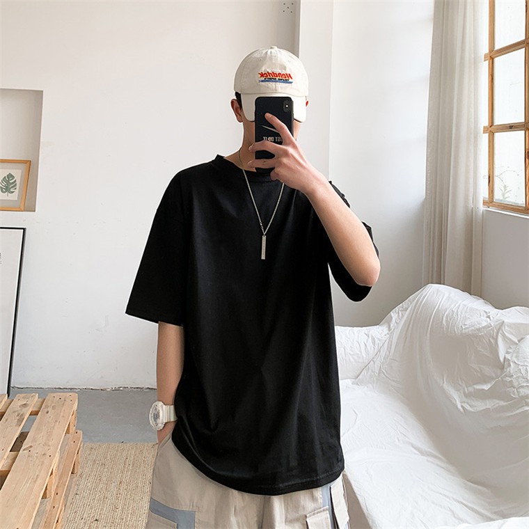 Áo thun nam TILAA FASHION tay lỡ phông form rộng oversize nhiều màu cotton dáng xuông AT05