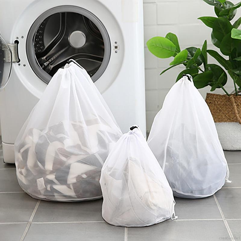 Túi Lưới Giặt Đồ T9S5 Cỡ Lớn Có Khóa Dây Rút Tiện Lợi Dành Cho Big R0R2 N9E0 U5S1