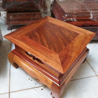 Đôn gỗ hương mặt vuông 25cm cao 18cm