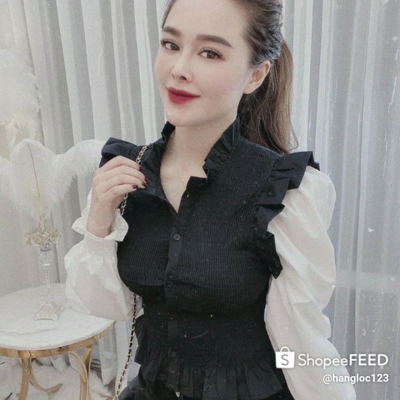 ÁO CHUN MỎNG MIX TAY SƠ MI