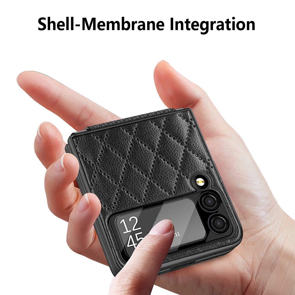 Bao Da Điện Thoại Chống Sốc Sang Trọng Cho samsung galaxy zflip5 z flip 3 z flip 4 5g zflip3 zflip4
