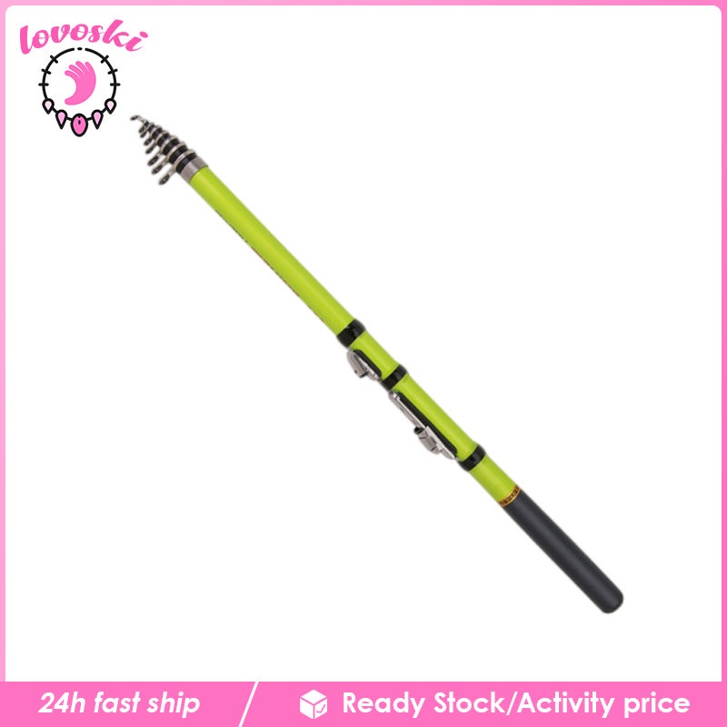 Cần Câu Cá Bằng Thép Không Gỉ Siêu Nhẹ Có Thể Thu Gọn Tiện Dụng