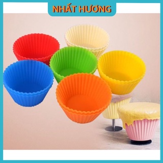 Khuôn Cupcake Silicon 3k- Giao 1 Cái Màu Ngẫu Nhiên