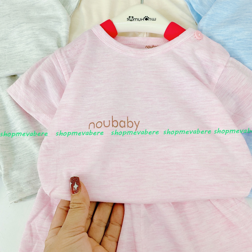 Bộ Cộc Tay Noubaby Cho Bé Sơ Sinh Từ 3-13kg, Vải Cotton Mềm - Đẹp - Thấm Hút Mồ Hôi Tốt - 𝐁𝐎𝟐𝟖
