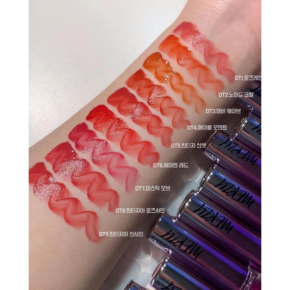 Hot New Full Màu - Son Tint Bóng Siêu Lì, Cho Đôi Môi Căng Mọng Merzy Aurora Dewy Tint 5.5g | BigBuy360 - bigbuy360.vn