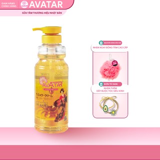 Sữa tắm nước hoa 24k nano AVATAR công nghệ Nhật Bản cao cấp chăm sóc làn da trắng thơm toàn diện  900ml